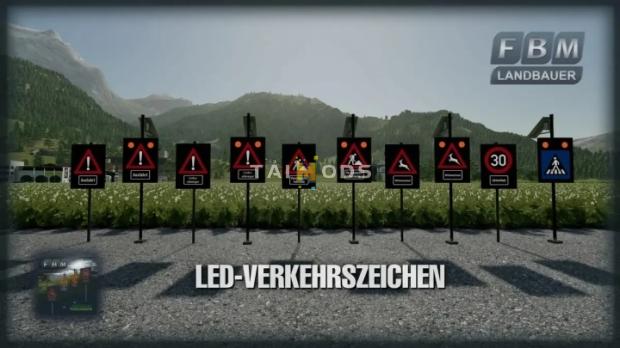FS22 - LED Traffic Signs V1.1 (1.13) FS22 - LED Traffic Signs V1.1 (1.13)