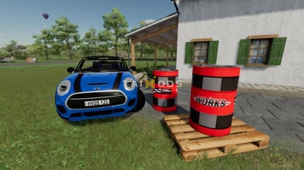 FS22 - Decorative Barrel (Oil) V1.1 (1.14) FS22 - Decorative Barrel (Oil) V1.1 (1.14)
