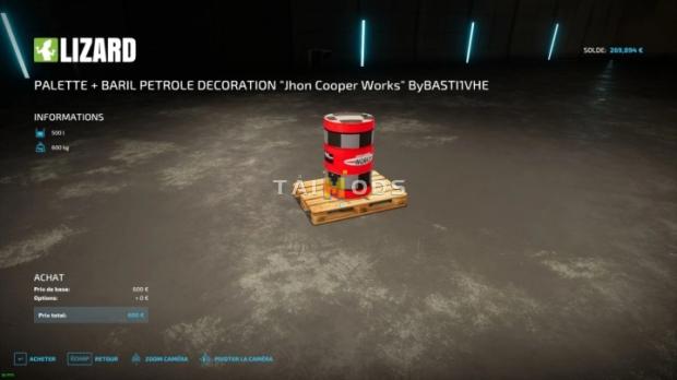FS22 - Decorative Barrel (Oil) V1.1 (1.14) FS22 - Decorative Barrel (Oil) V1.1 (1.14)