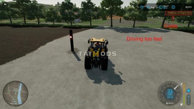 FS22 - Speed Camera v1.1 (1.7) FS22 - Speed Camera v1.1 (1.7)