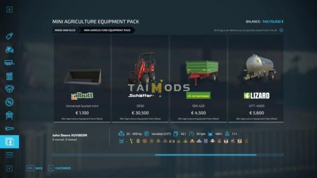 FS22 - Mini Agriculture Equipment Pack v1.0.0.7 (1.7) FS22 - Mini Agriculture Equipment Pack v1.0.0.7 (1.7)