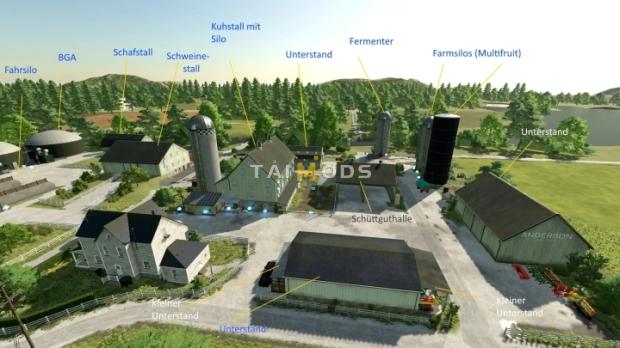 FS22 - White Farm Building Pack V1.0 (1.3) FS22 - White Farm Building Pack V1.0 (1.3)