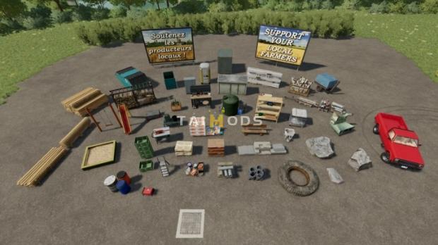FS22 - Decorative Details Pack V1.0 (1.2) FS22 - Decorative Details Pack V1.0 (1.2)