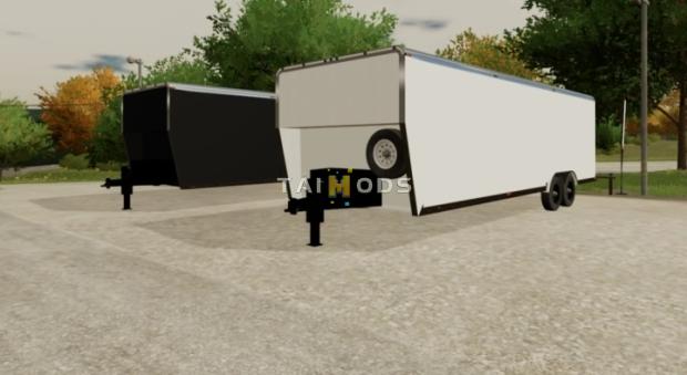 FS22 - 30FT Box Transport Trailer V1.0 (1.13) FS22 - 30FT Box Transport Trailer V1.0 (1.13)