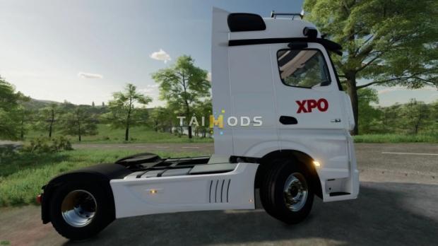 FS22 - Mercedes Actros 2022 XPO Logistics V1.0 (1.14) FS22 - Mercedes Actros 2022 XPO Logistics V1.0 (1.14)
