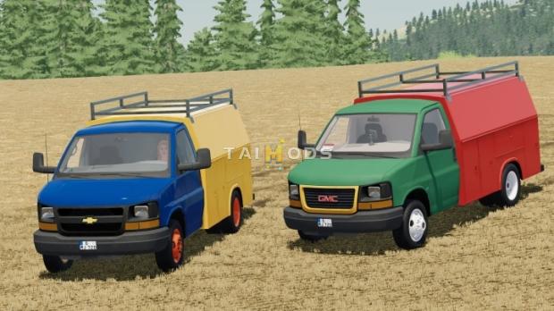 FS22 - 2006 GMC Savana/Chevrolet Service Truck V1.0 (1.14) FS22 - 2006 GMC Savana/Chevrolet Service Truck V1.0 (1.14)