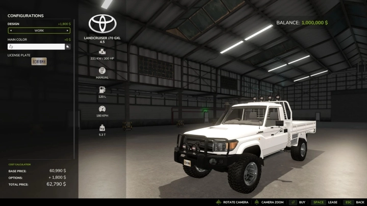 FS25 - Toyota Landcruiser J70 GXL V1.0 () FS25 - Toyota Landcruiser J70 GXL V1.0 ()