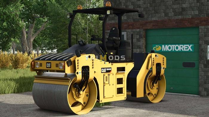 FS25 - Caterpillar CB44B Tandem Vibratory Roller V1.0 () FS25 - Caterpillar CB44B Tandem Vibratory Roller V1.0 ()