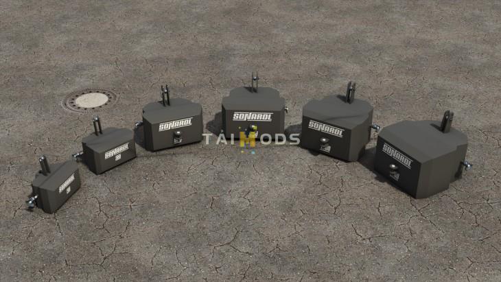 FS25 - Sonarol Weight Pack V1.0 () FS25 - Sonarol Weight Pack V1.0 ()