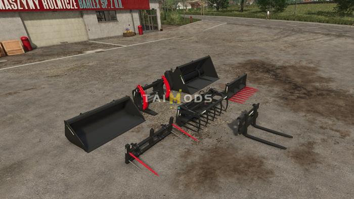 FS25 - Front Loader Tools V1.0 () FS25 - Front Loader Tools V1.0 ()