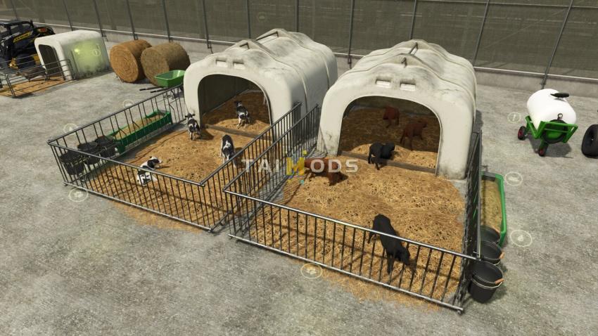 FS25 - Lizard Calf Huts V1.2 () FS25 - Lizard Calf Huts V1.2 ()