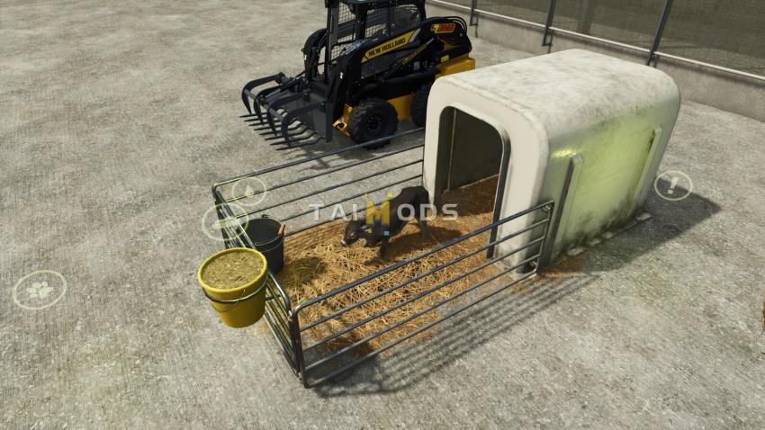FS25 - Lizard Calf Huts V1.2 () FS25 - Lizard Calf Huts V1.2 ()