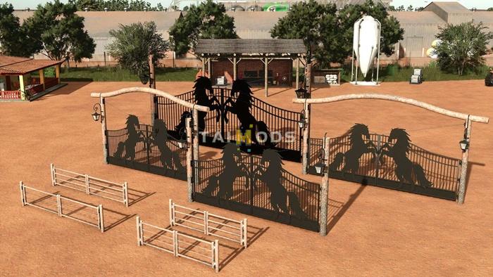 FS25 - Ranch Gates Fences Pack V1.8.1.2 () FS25 - Ranch Gates Fences Pack V1.8.1.2 ()