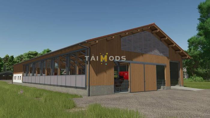 FS25 - Modern Cow Barn V1.0 () FS25 - Modern Cow Barn V1.0 ()
