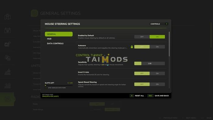 FS25 - Mouse Steering V1.2 () FS25 - Mouse Steering V1.2 ()