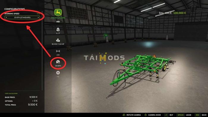FS25 - Adjust Working Speed V1.0 () FS25 - Adjust Working Speed V1.0 ()