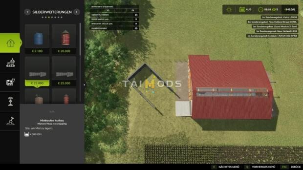 FS25 - Manure Heap Without Grid Lock V1.0 () FS25 - Manure Heap Without Grid Lock V1.0 ()