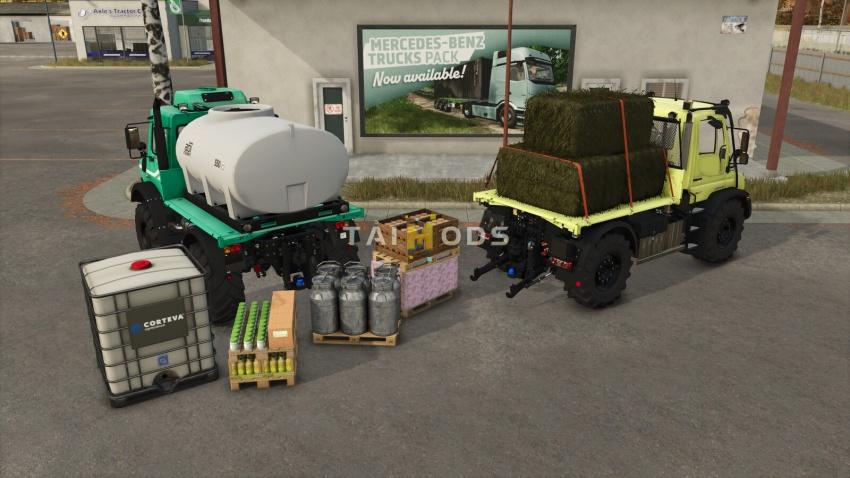 FS25 - Unimog Beds Pack V1.0 () FS25 - Unimog Beds Pack V1.0 ()