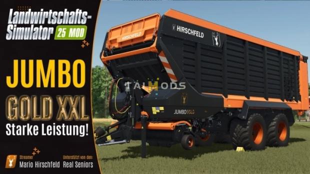 FS25 - Hirschfeld Jumbo Gold XXL V1.0 () FS25 - Hirschfeld Jumbo Gold XXL V1.0 ()
