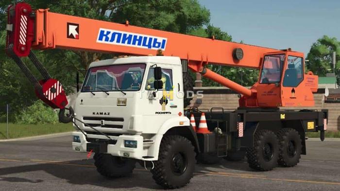 FS25 - Kamaz Klintsy 6×6 Crane Truck V1.0 () FS25 - Kamaz Klintsy 6×6 Crane Truck V1.0 ()