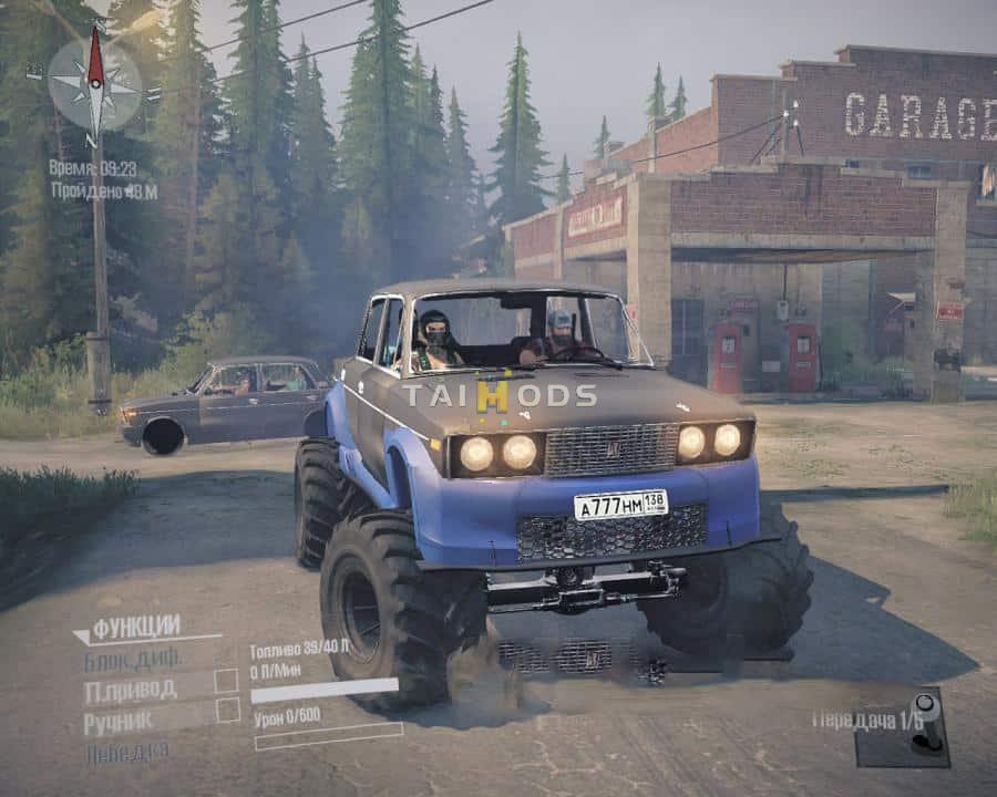 Spintires:Mudrunner - Vaz 2106 Turbo Taz on Pneuma V19.07.16 (V25.02.21) Spintires:Mudrunner - Vaz 2106 Turbo Taz on Pneuma V19.07.16 (V25.02.21)
