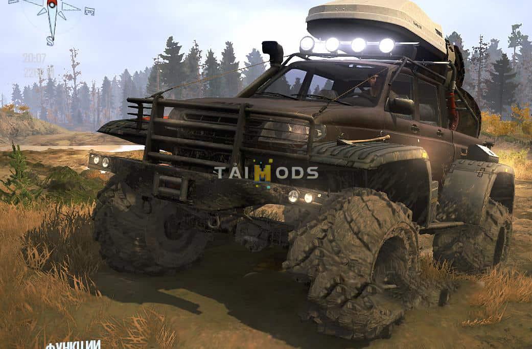 Spintires:Mudrunner - UAZ Yamal Scout Mod (V14.08.19) Spintires:Mudrunner - UAZ Yamal Scout Mod (V14.08.19)