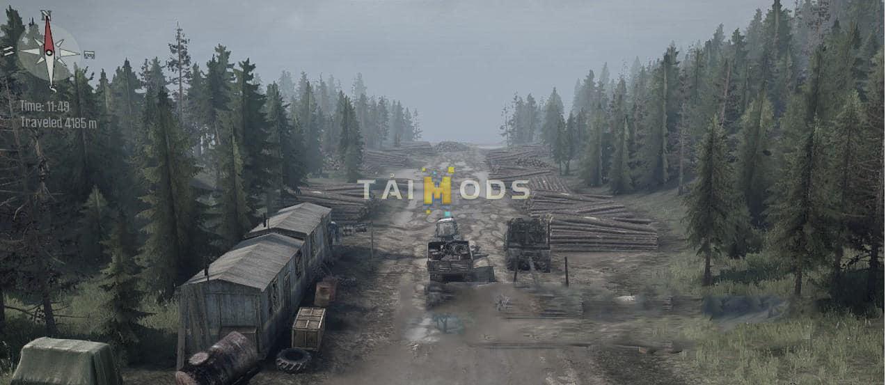 Spintires:Mudrunner - Farmland in Taiga Map V1.0 (V12.10.20) Spintires:Mudrunner - Farmland in Taiga Map V1.0 (V12.10.20)