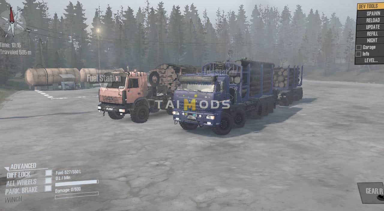 Spintires:Mudrunner - Lis and Wolf KamAZ 44108 and KamAZ 7330 (Pack Timber) V1.0 (V25.02.21) Spintires:Mudrunner - Lis and Wolf KamAZ 44108 and KamAZ 7330 (Pack Timber) V1.0 (V25.02.21)