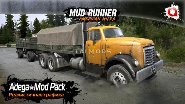 Spintires:Mudrunner - Realistic Graphics Adega Mod Pack V4.4 + Sp (V25.02.21) Spintires:Mudrunner - Realistic Graphics Adega Mod Pack V4.4 + Sp (V25.02.21)