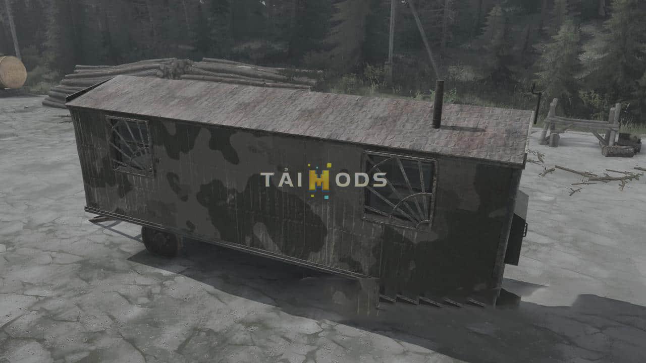 Spintires:Mudrunner - Texture of The Camouflage Garage Van V1.0 (V14.08.19) Spintires:Mudrunner - Texture of The Camouflage Garage Van V1.0 (V14.08.19)
