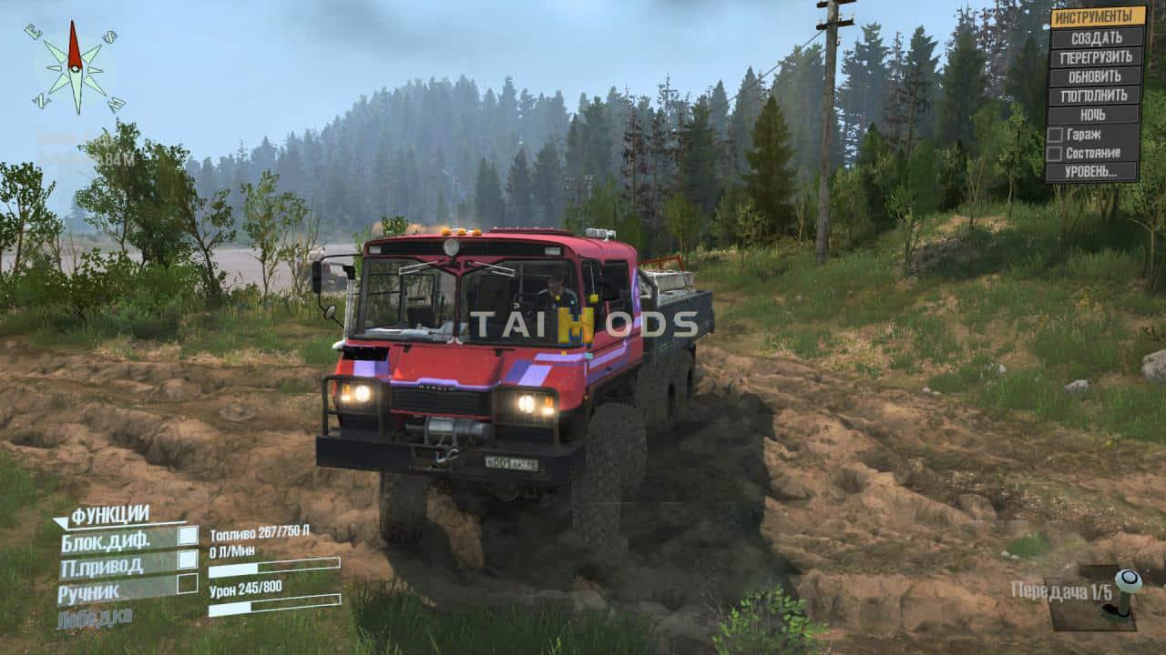 Spintires:Mudrunner - KRS 58 Bandit Truck V1.0 (V12.10.20) Spintires:Mudrunner - KRS 58 Bandit Truck V1.0 (V12.10.20)
