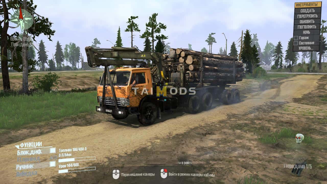 Spintires:Mudrunner - Kamaz-55102 Truck V1.0 (V14.08.19) Spintires:Mudrunner - Kamaz-55102 Truck V1.0 (V14.08.19)