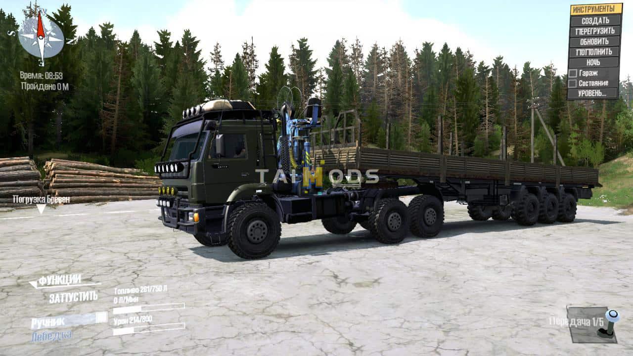 Spintires:Mudrunner - Kamaz 44118 Truck V08.09.20 (V22.03.19) Spintires:Mudrunner - Kamaz 44118 Truck V08.09.20 (V22.03.19)