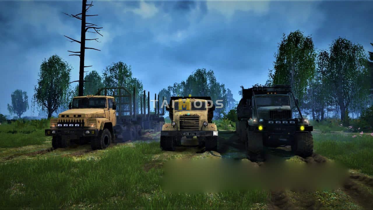 Spintires:Mudrunner - Kraz 255, 256, 260 Truck Default + V1.0 (V14.08.19) Spintires:Mudrunner - Kraz 255, 256, 260 Truck Default + V1.0 (V14.08.19)