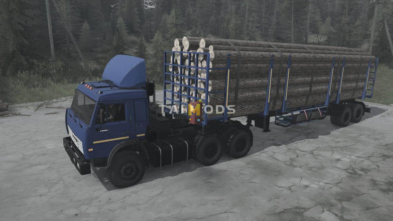 Spintires:Mudrunner - Kamaz-54115 Truck V01.22.20 (V14.08.19) Spintires:Mudrunner - Kamaz-54115 Truck V01.22.20 (V14.08.19)