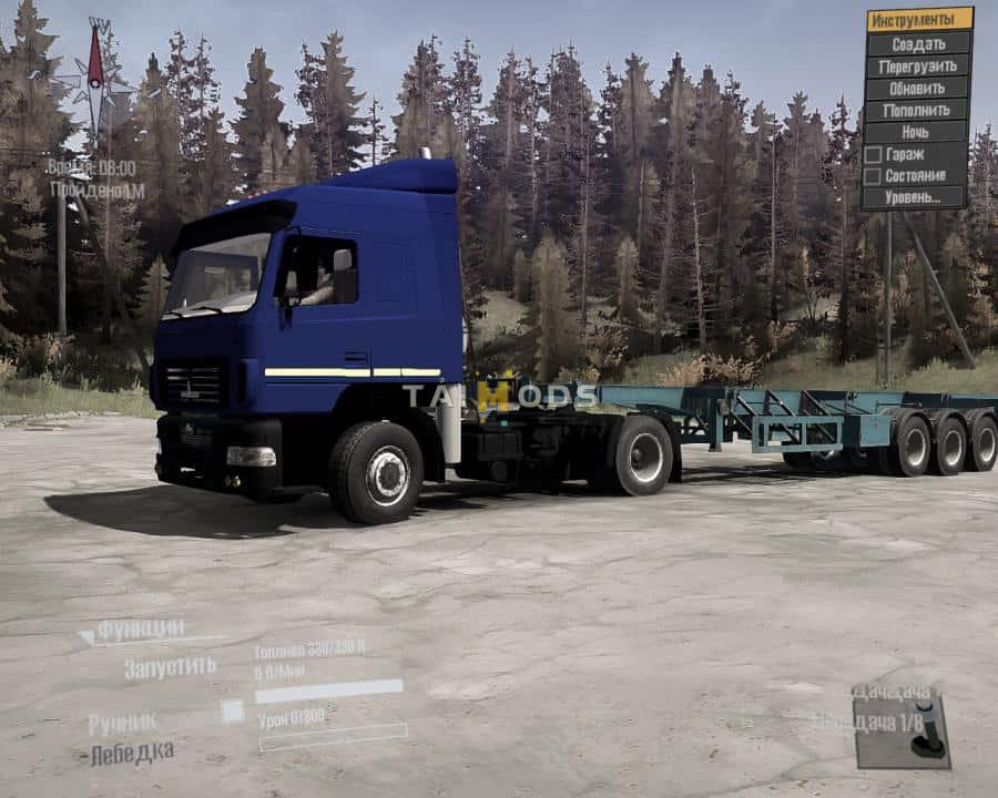 Spintires:Mudrunner - Maz-5440C9-570-030 Truck V1.0 (V14.08.19) Spintires:Mudrunner - Maz-5440C9-570-030 Truck V1.0 (V14.08.19)