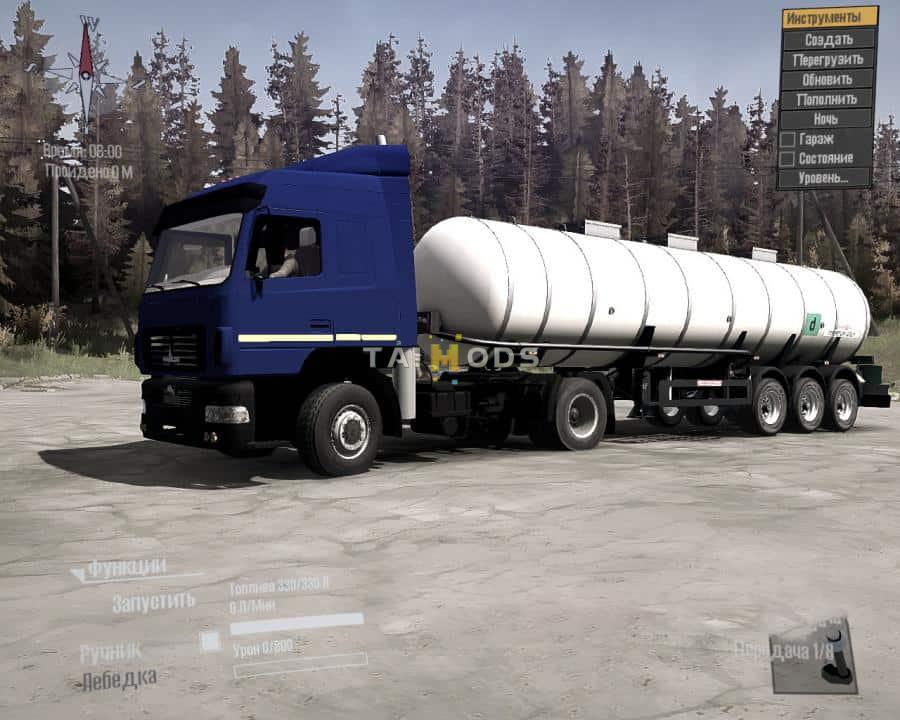 Spintires:Mudrunner - Maz-5440C9-570-030 Truck V1.0 (V14.08.19) Spintires:Mudrunner - Maz-5440C9-570-030 Truck V1.0 (V14.08.19)