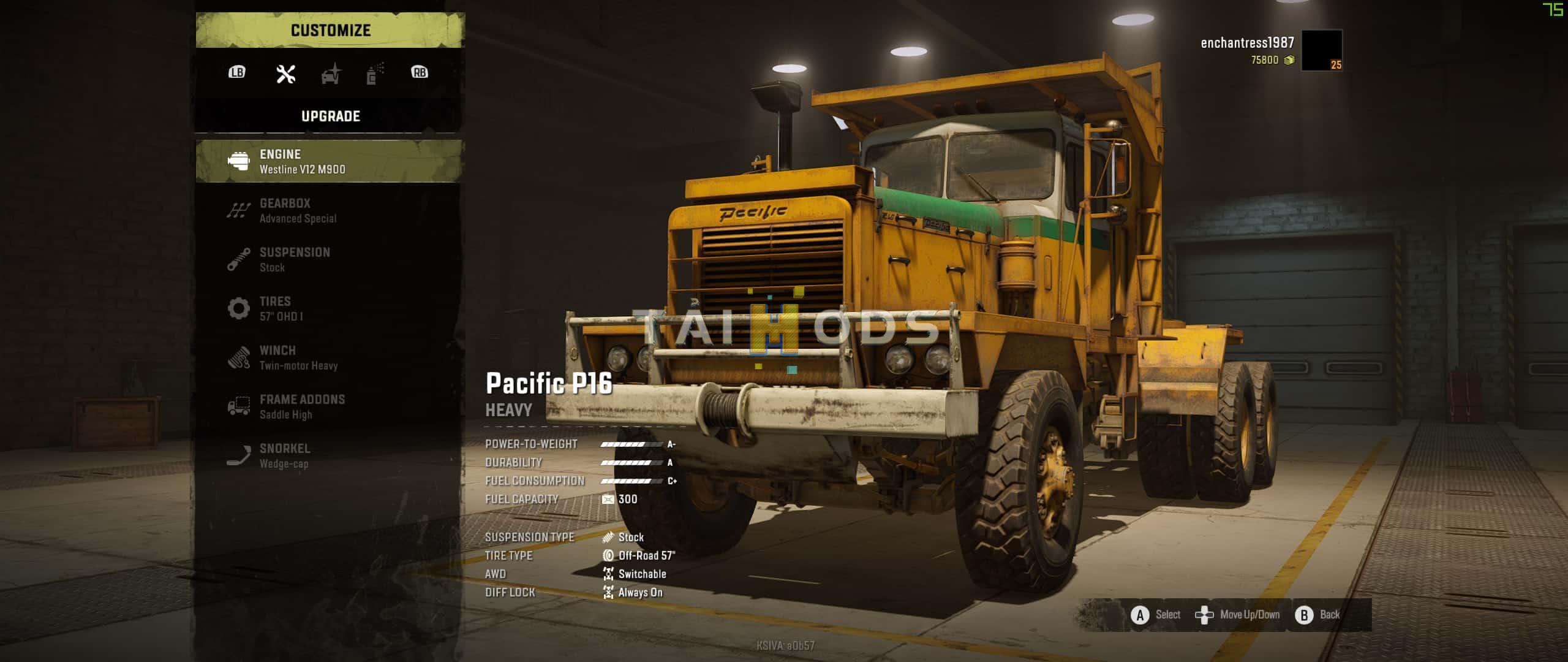 SnowRunner - Pacific P16 AWD Switchable V1.0.3 (V4.9) SnowRunner - Pacific P16 AWD Switchable V1.0.3 (V4.9)
