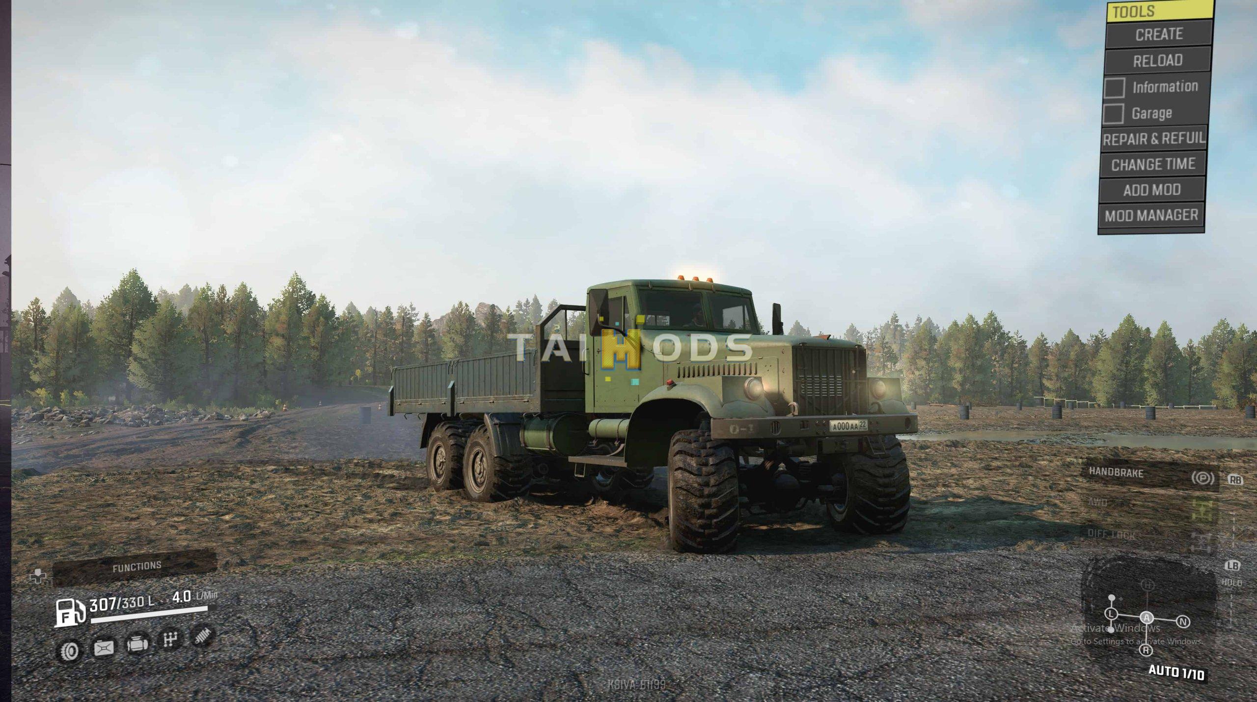 SnowRunner - Kraz 255 with Addons and Tyres V0.1.1 (V4.8) SnowRunner - Kraz 255 with Addons and Tyres V0.1.1 (V4.8)