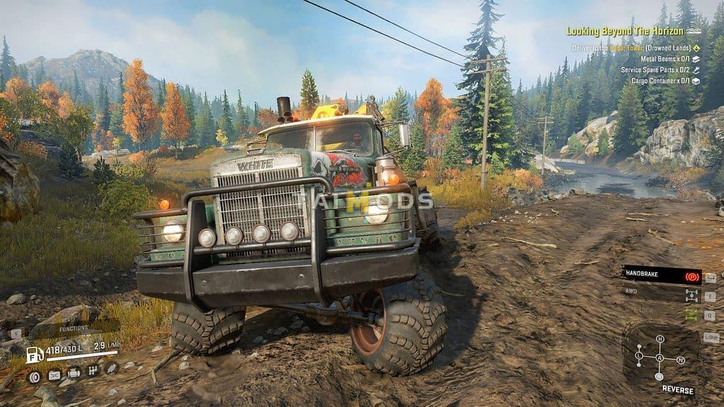 SnowRunner - New Skin White V1.0 (V5.4) SnowRunner - New Skin White V1.0 (V5.4)
