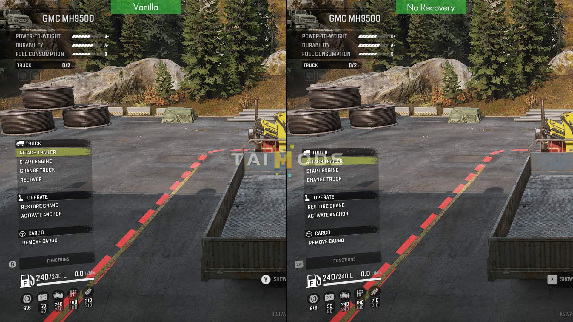 SnowRunner - No Recovery V1.1 (V4.8) SnowRunner - No Recovery V1.1 (V4.8)