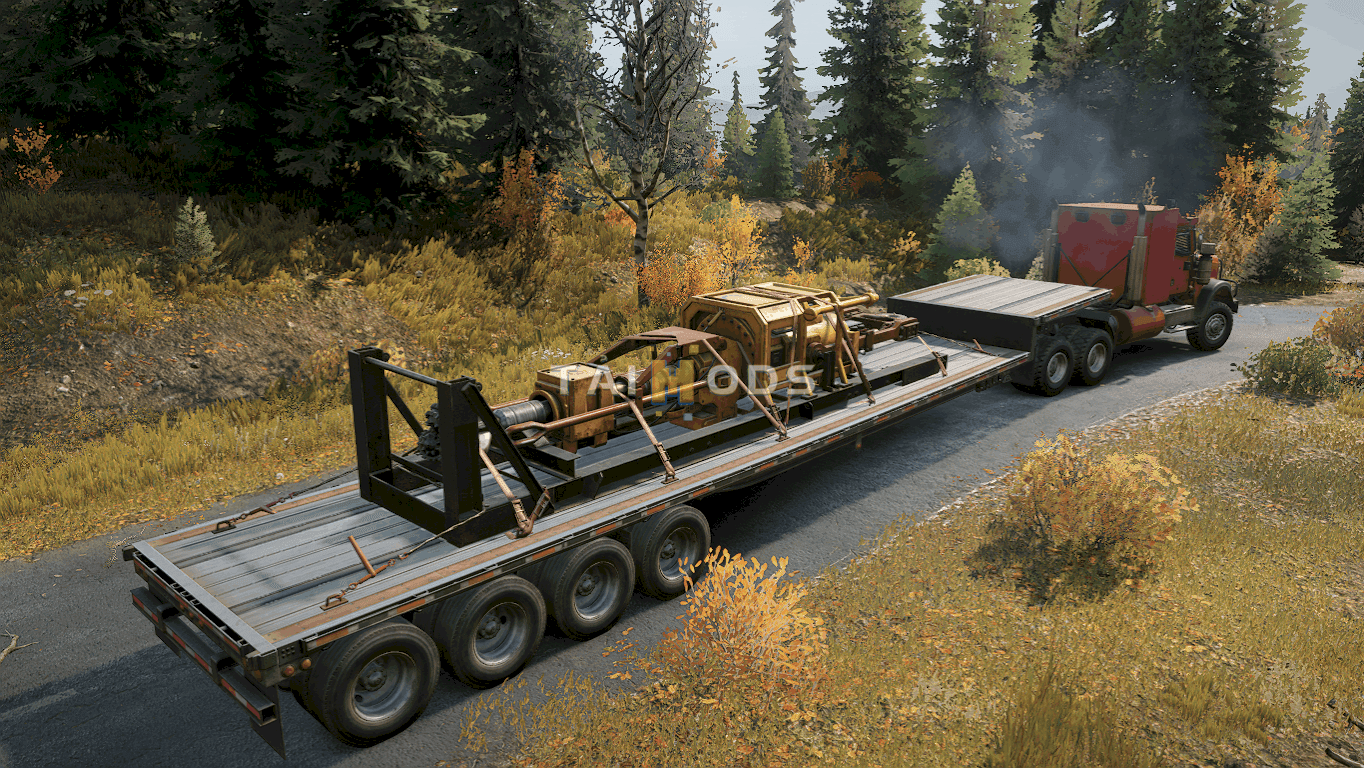 SnowRunner - 16 Wheels Stepdeck Semitrailer V1.0 (V4.9) SnowRunner - 16 Wheels Stepdeck Semitrailer V1.0 (V4.9)