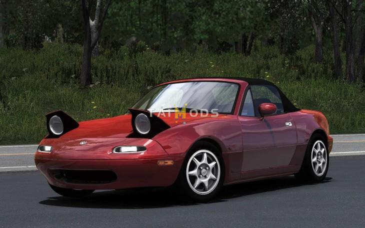 ETS2 - Mazda MX-5 Miata NA V2.1 (1.56.x) ETS2 - Mazda MX-5 Miata NA V2.1 (1.56.x)