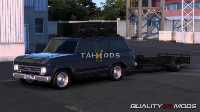 ETS2 - 1973 Chevrolet Veraneio + Trailer V1.0 (1.55.x) ETS2 - 1973 Chevrolet Veraneio + Trailer V1.0 (1.55.x)