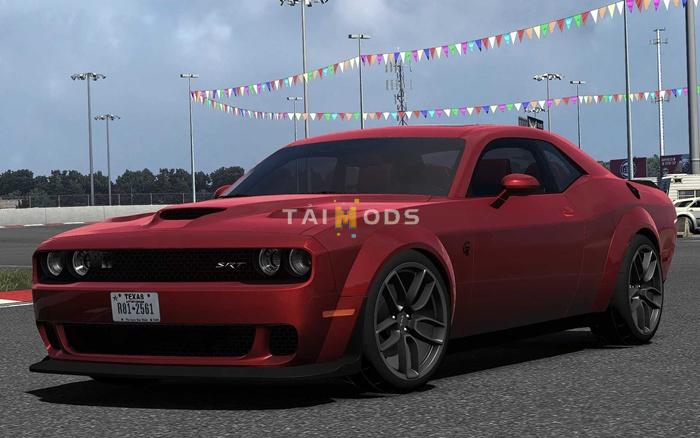 ETS2 - Dodge Challenger SRT Hellcat Widebody V2.4 (1.55.x) ETS2 - Dodge Challenger SRT Hellcat Widebody V2.4 (1.55.x)