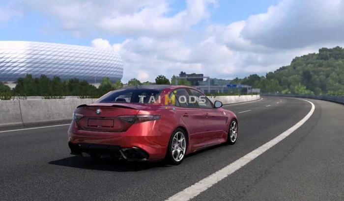 ETS2 - Alfa Romeo Giulia Quadrifoglio V1.55 (1.55.x) ETS2 - Alfa Romeo Giulia Quadrifoglio V1.55 (1.55.x)