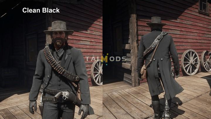 RDR2 - Worn Shotgun jacket Black or Olive () RDR2 - Worn Shotgun jacket Black or Olive ()