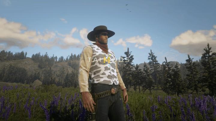 RDR2 - Cow Pattern Vest () RDR2 - Cow Pattern Vest ()