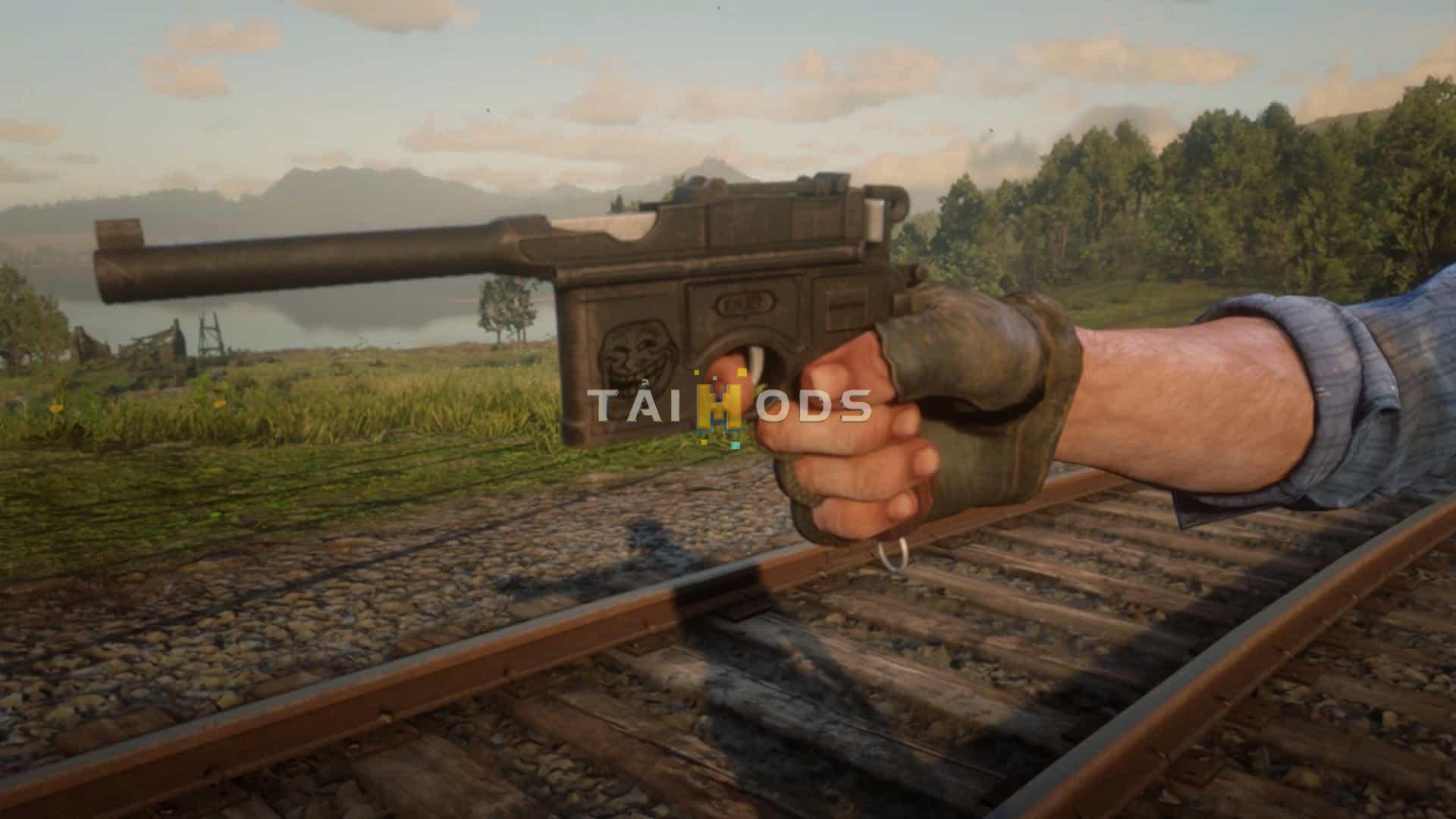 RDR2 - Troll Face Engraving for the Mauser () RDR2 - Troll Face Engraving for the Mauser ()