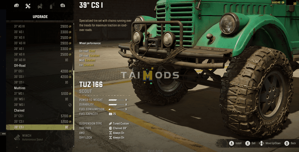 SnowRunner - Actual Snow Chains V1 (V5.4) SnowRunner - Actual Snow Chains V1 (V5.4)